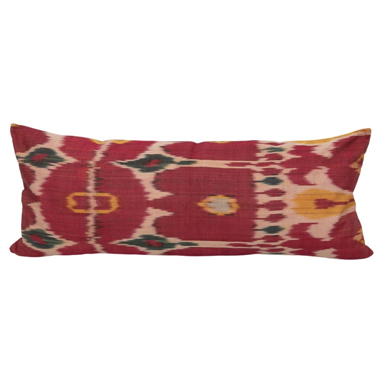 Antique Ikat Pillow Case, Late 19th C. For Sale at 1stDibs