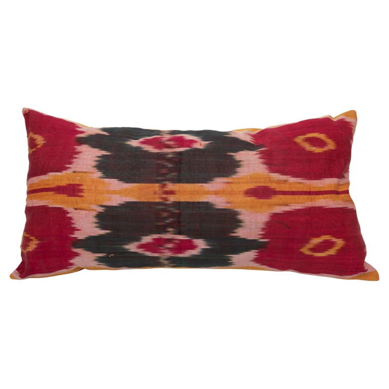 Antique Ikat Pillow Case, Late 19th C. For Sale at 1stDibs
