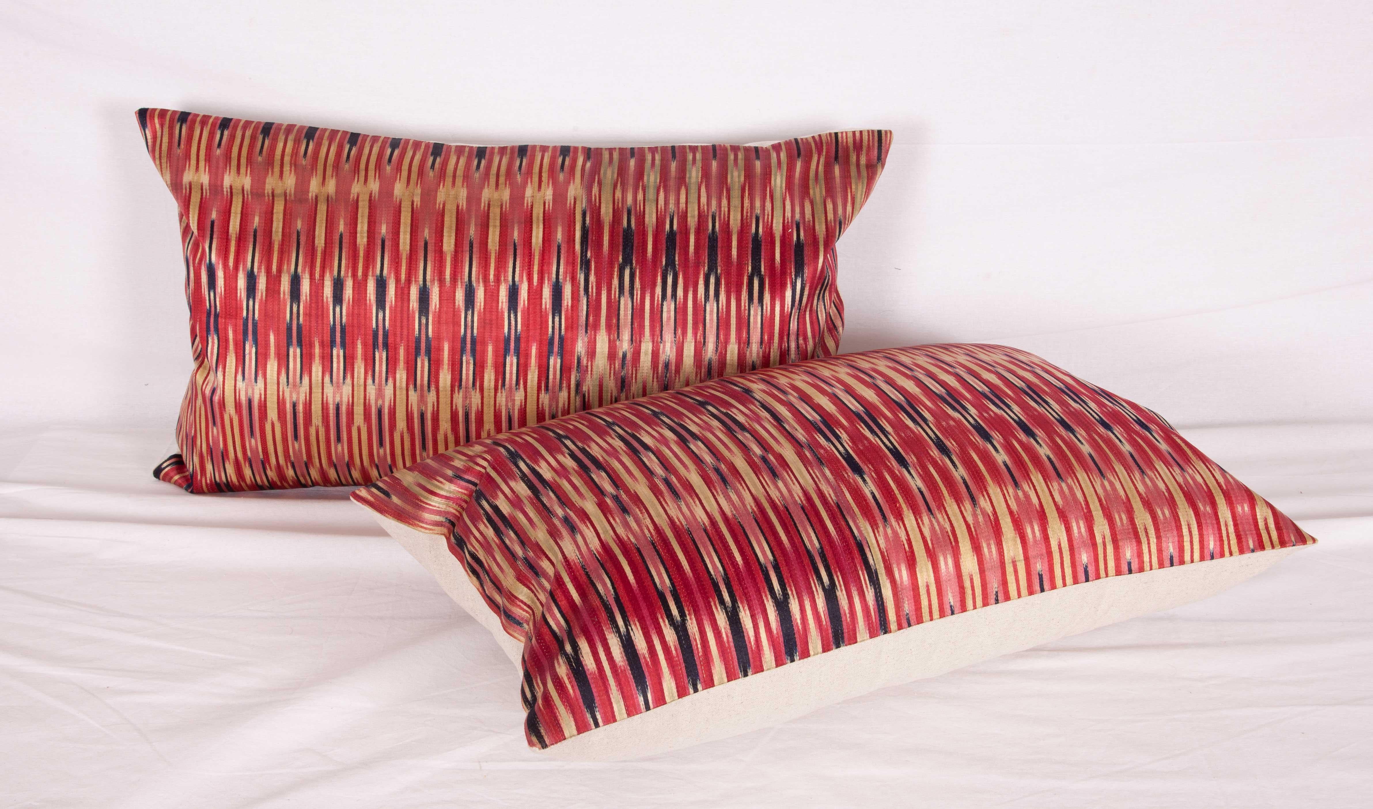 Antique Ikat Pillow Cases Fashioned from a 19th Century Syrian Ikat 1