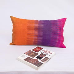 Antique Ikat Pillowcase /Cushion Cover from Uzbekistan, 1910s