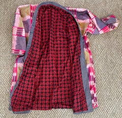 Antique Ikat Silk Robe