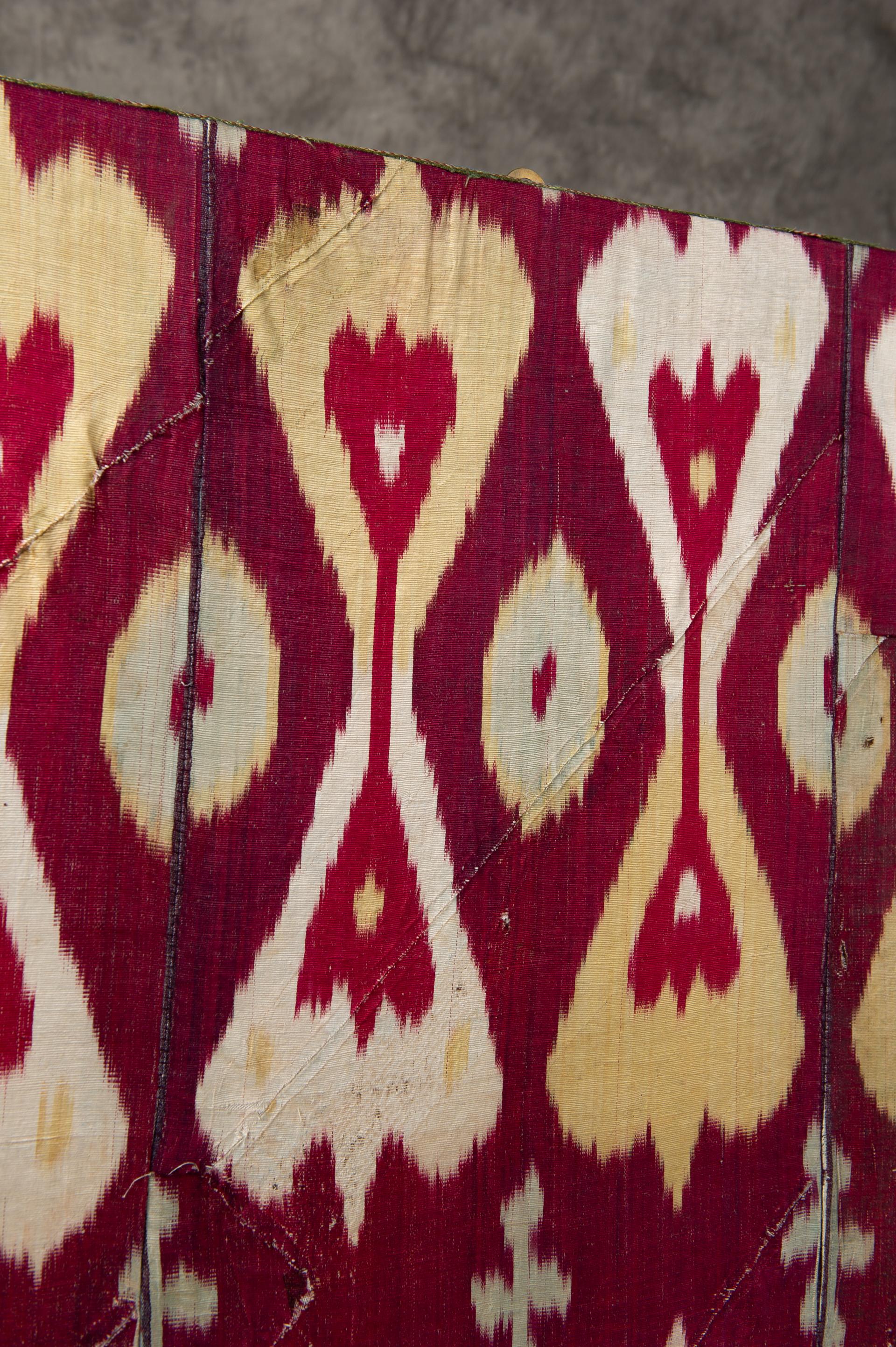 Uzbek  Silk IKAT Panel