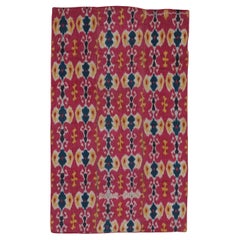 Antique Ikat Textile - 19th Century Uzbek Ikat Textile
