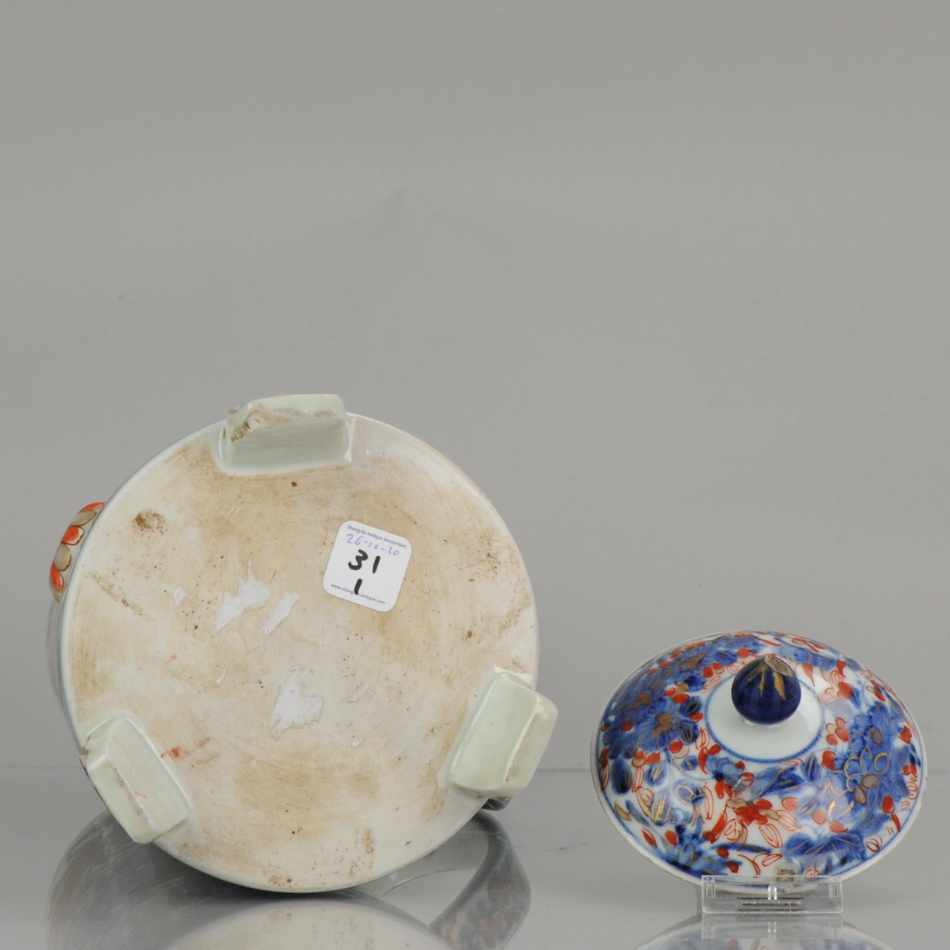 Antique Imari Fenghuang Scene Kangxi Period Chinese Porcelain Coffee Pot 6