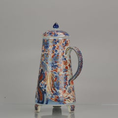 Antique Imari Fenghuang Scene Kangxi Period Chinese Porcelain Coffee Pot