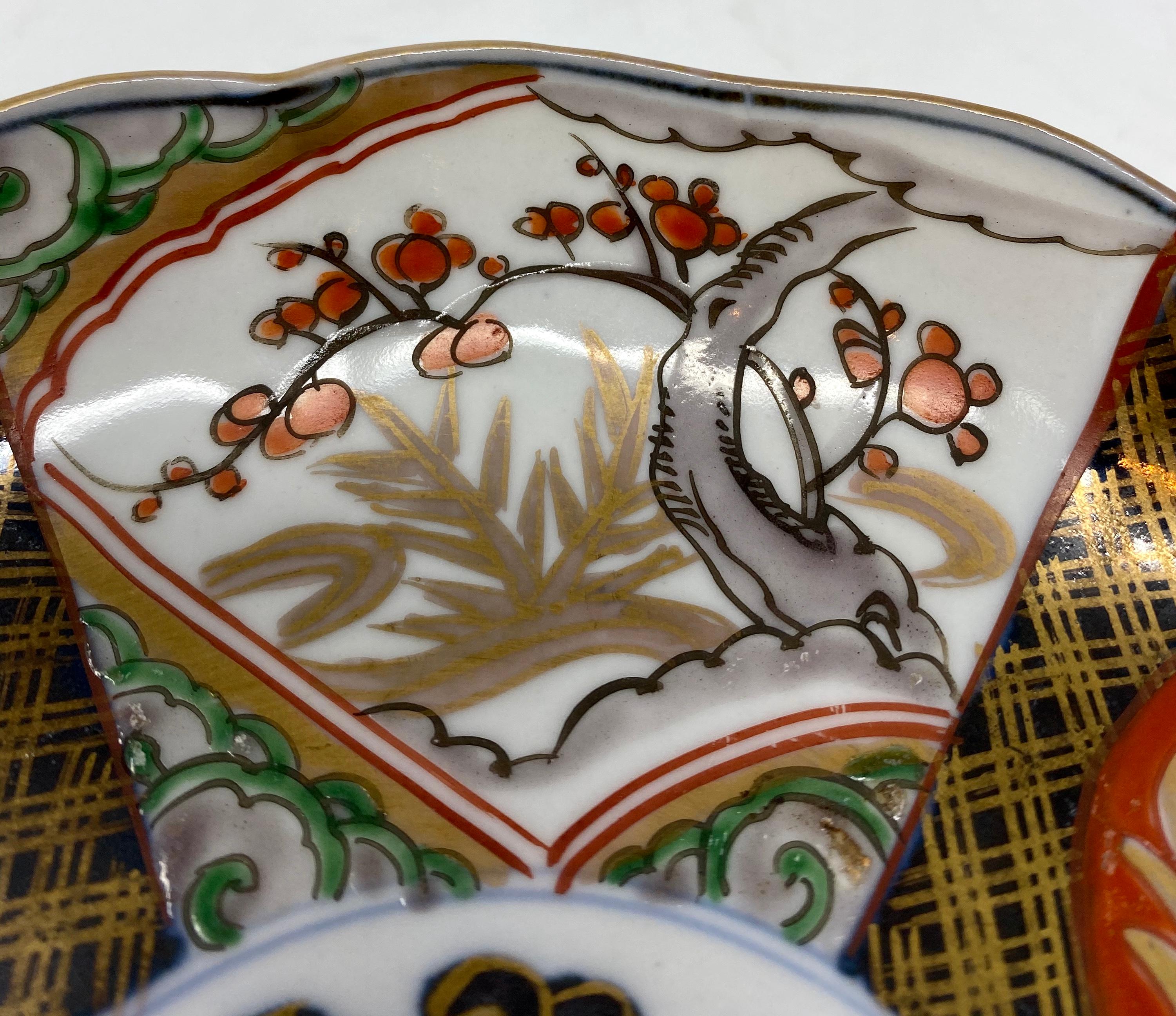 20th Century Antique Imari Japanese Plate, circa 1890-1910