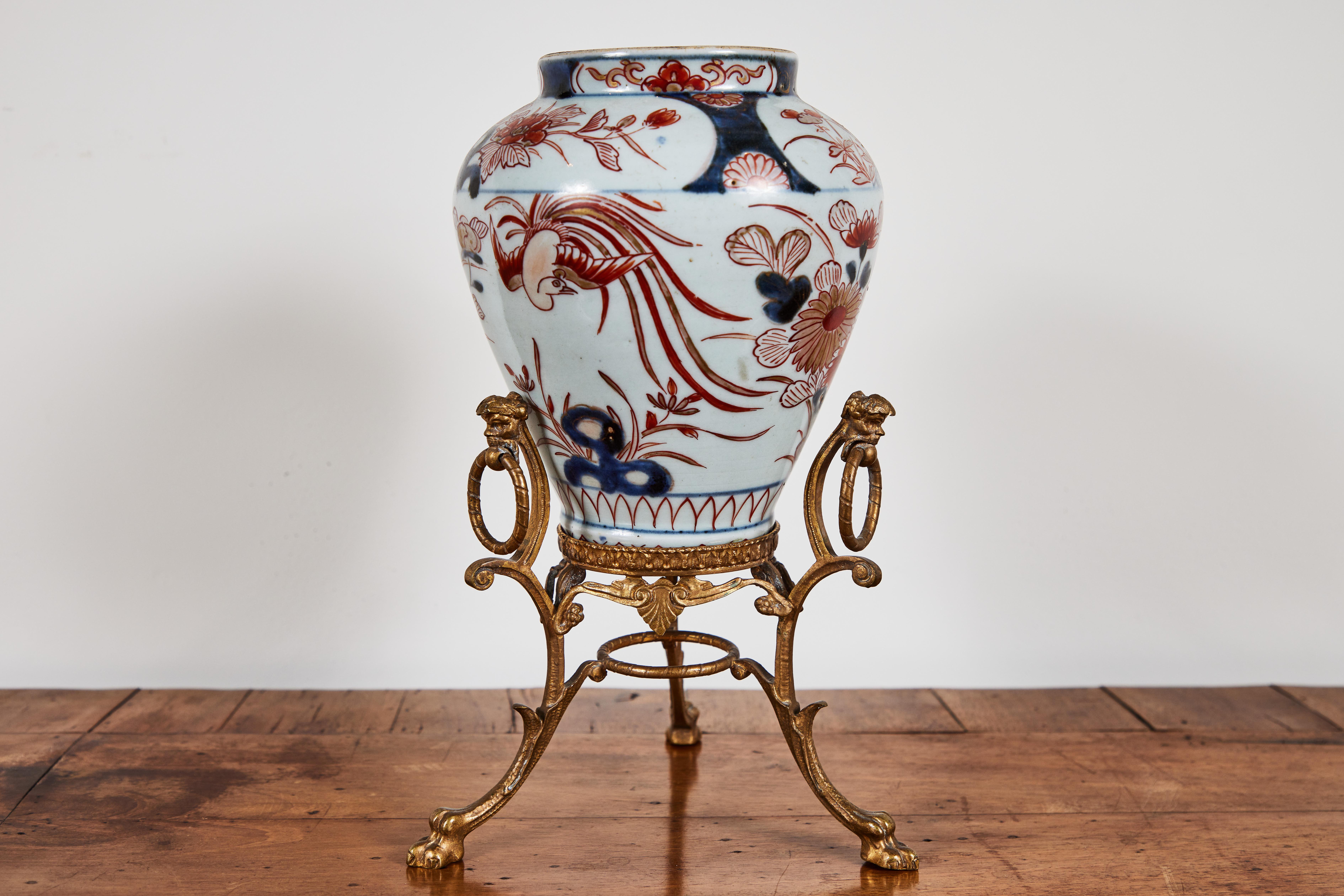 Antique Imari on Period Doré Stands For Sale at 1stDibs