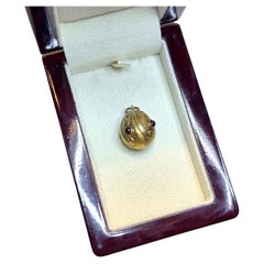 Antique Imperial Egg Pendant with Garnets and Rubies, Workmaster Knut Oskar Pihl