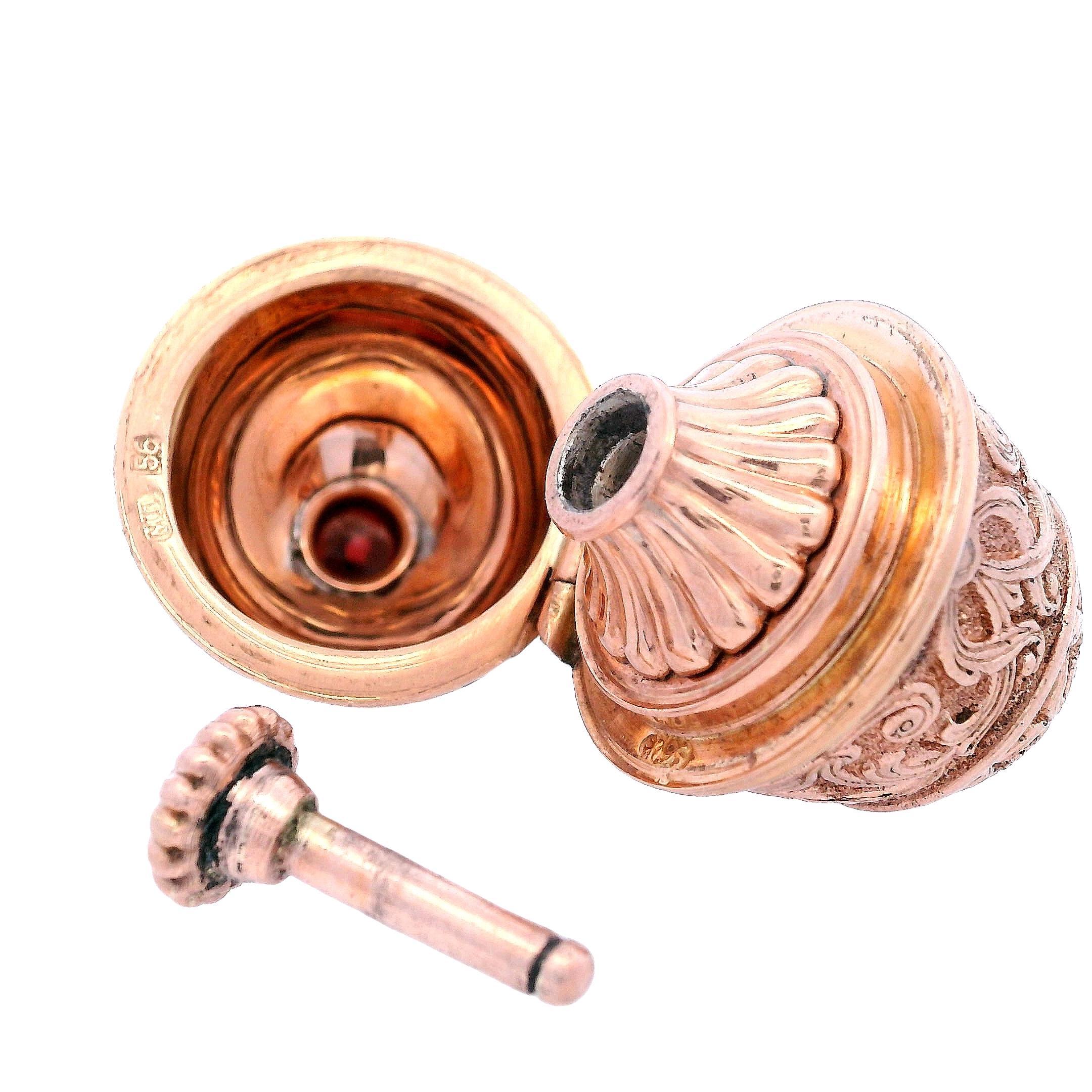 Art Nouveau Antica bottiglia di profumo Imperial Gold. in vendita