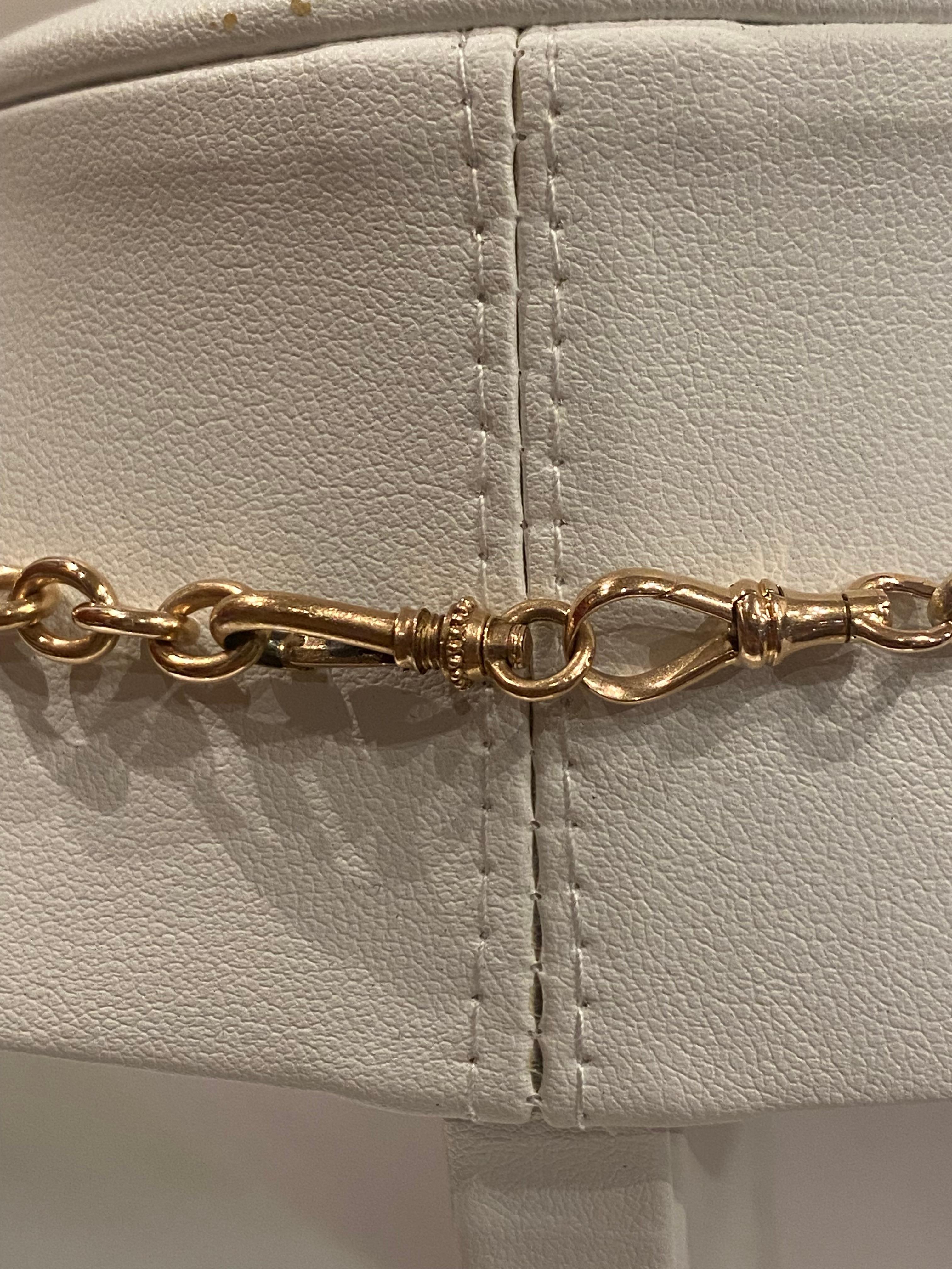 da uomo o donna Catena per orologio da polso con barra a T dell'Imperial Russia in oro rosa 14K 56, A. Karpov. in vendita