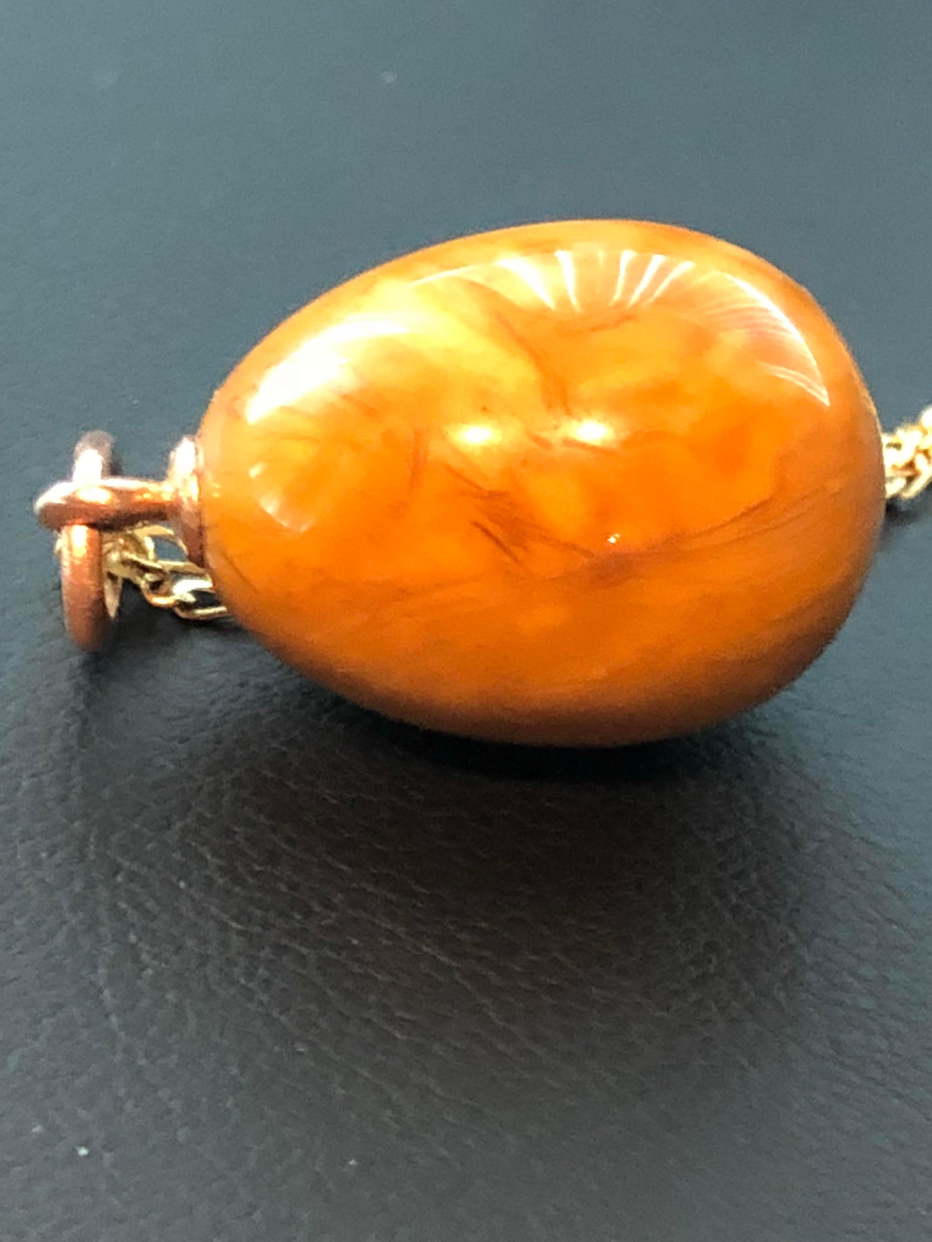 By Faberge

Work Master: Ma
Rare antique fold mounted agate egg pendent by Karl Faberge with work masters mark Karl Faberge

Creator/origin: St.Petersburg, Russia circa early 19th century 1896-1908

Authentic Faberge pieces are super rare and