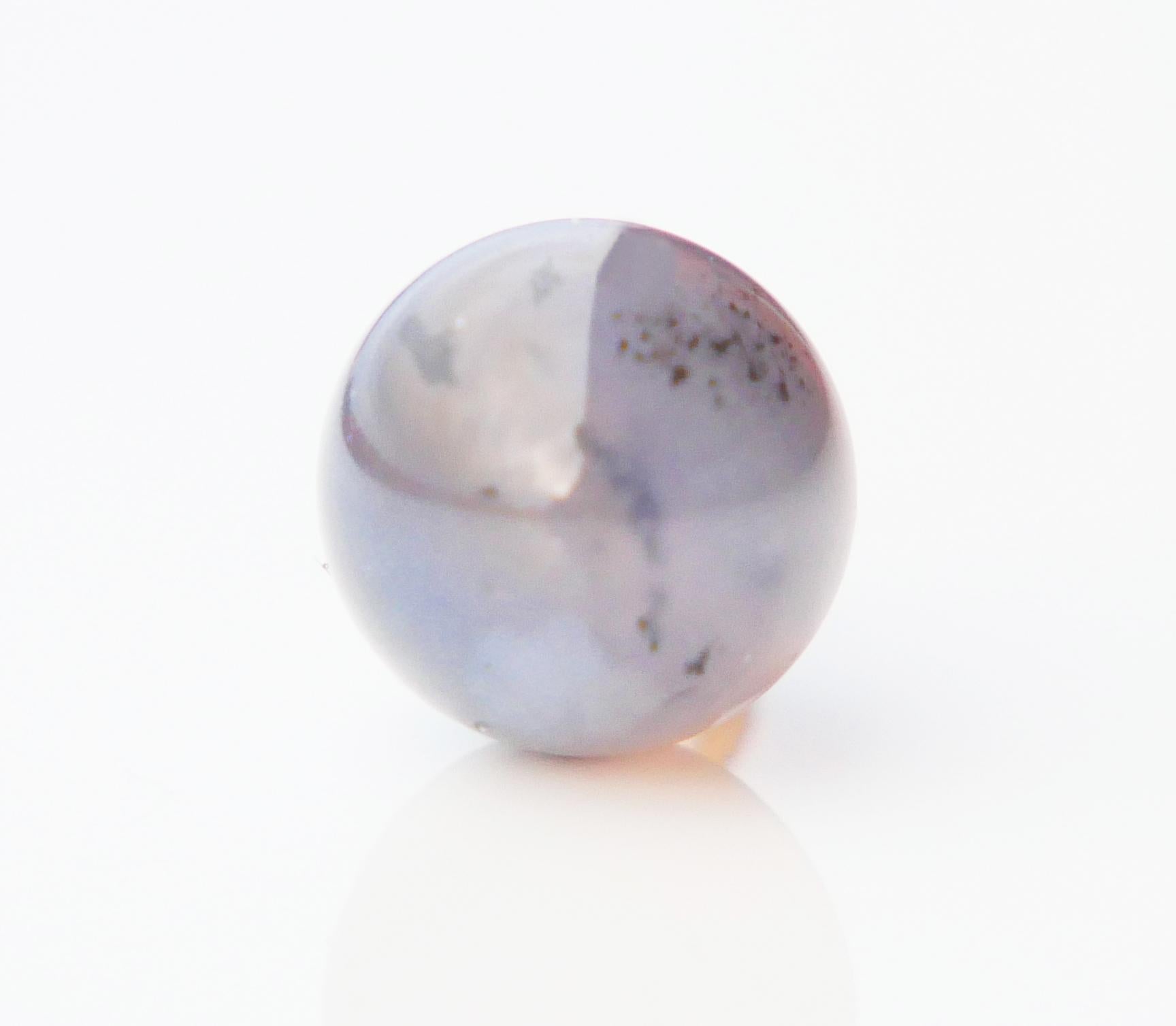 Antique Imperial Russian S. M Egornov Egg Pendant Chalcedony 56 Gold 14K / 2.1 g For Sale 4