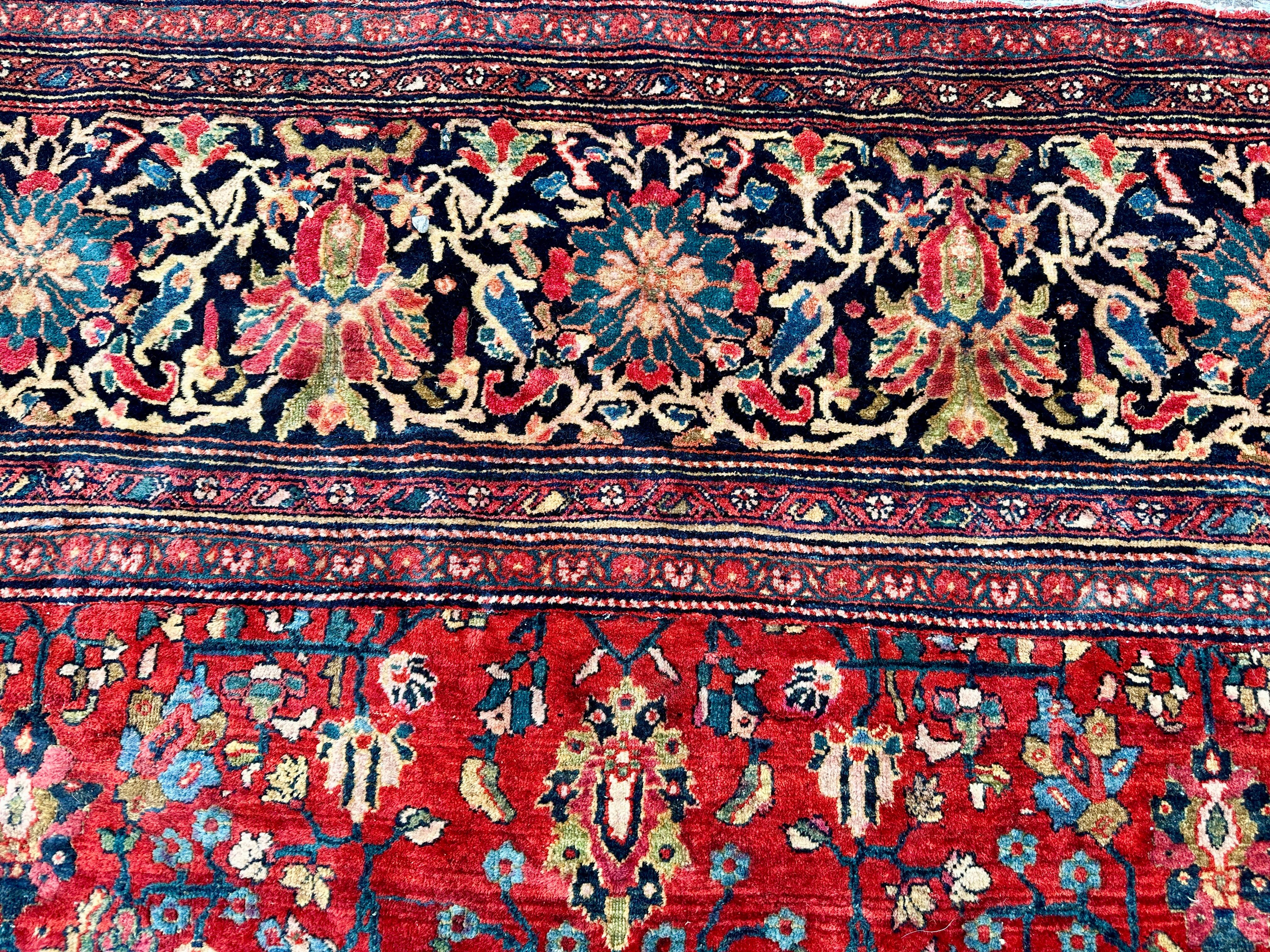 Ancien tapis persan Sarugh Farahan, vers 1900 en vente 13