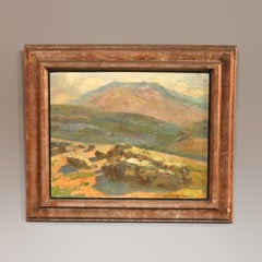 Antike Impressionist Ca Landschaft Gemälde signiert Marion Kavanagh Wachtel c1930