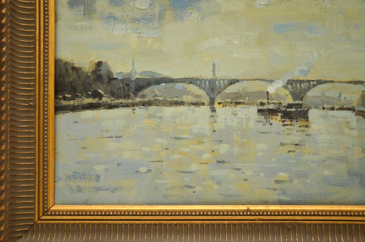 Pintura al óleo antigua de estilo impresionista en Bueno estado para la venta en London, GB