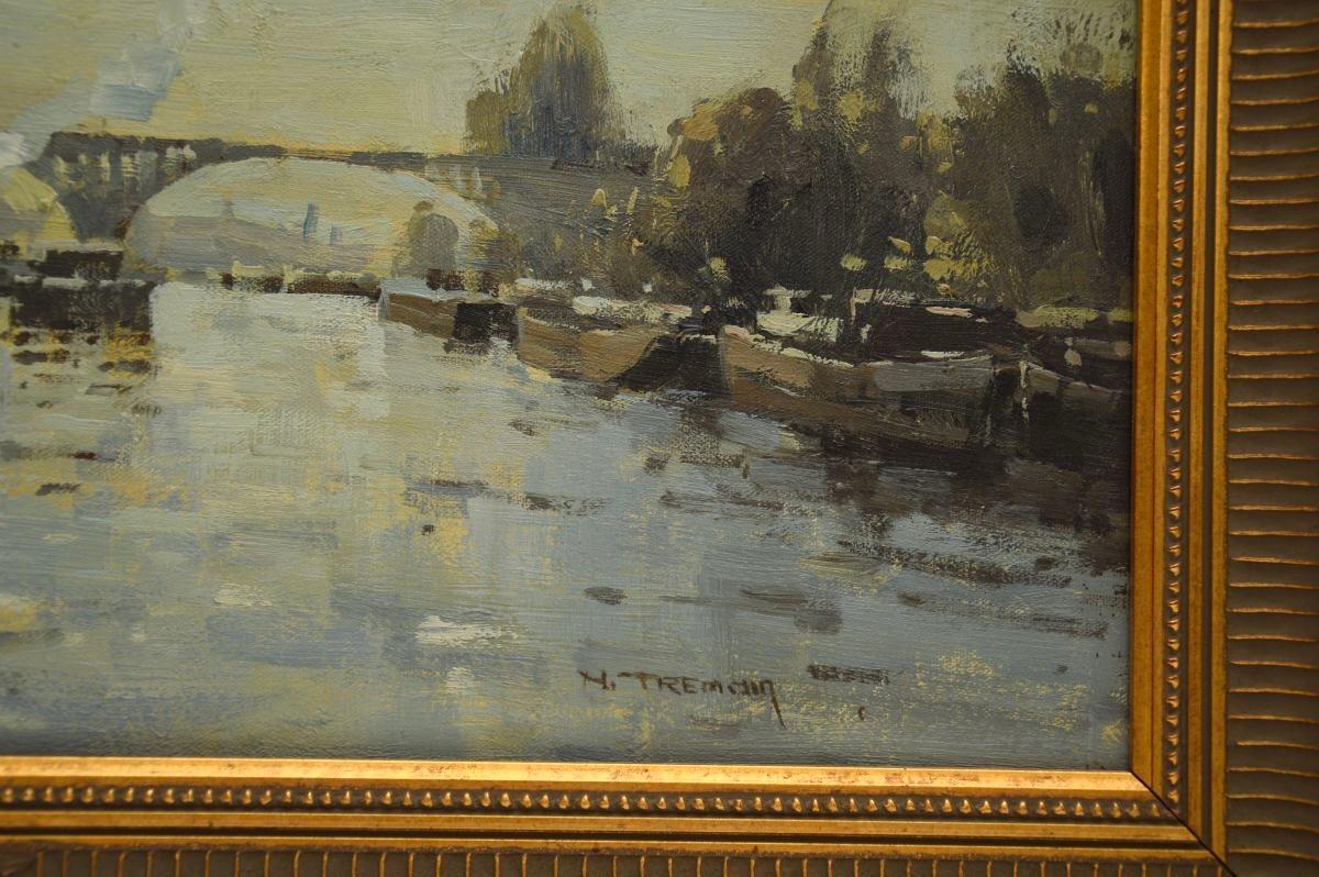 Pintura al óleo antigua de estilo impresionista finales del siglo XX en venta