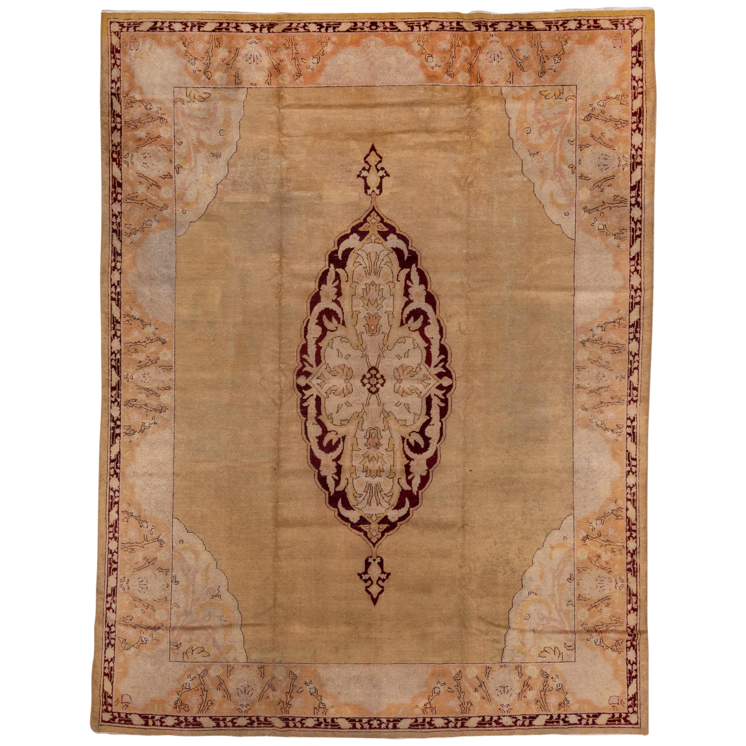 Antique Indian Agra Carpet, circa 1900s For Sale
