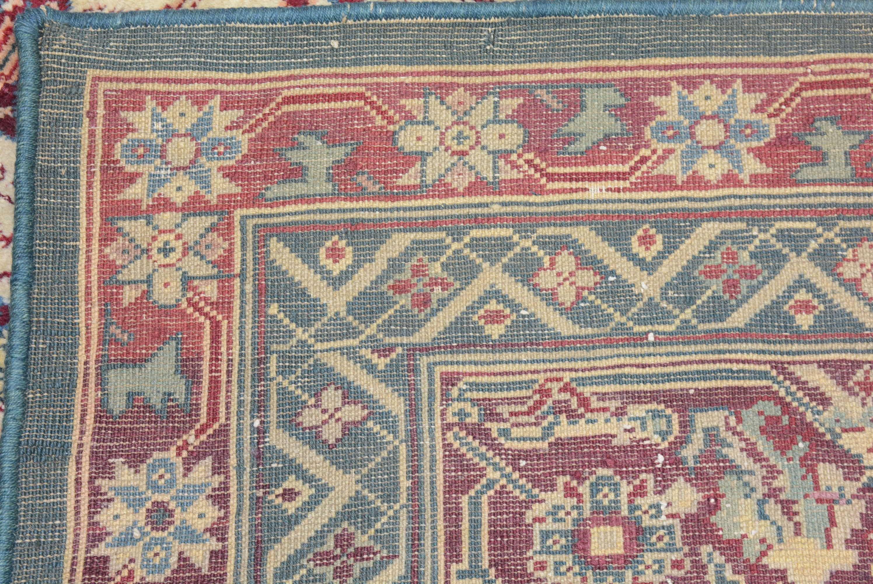 Antique Indian Agra Carpet For Sale 4