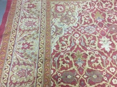 Antique Indian Agra Carpet