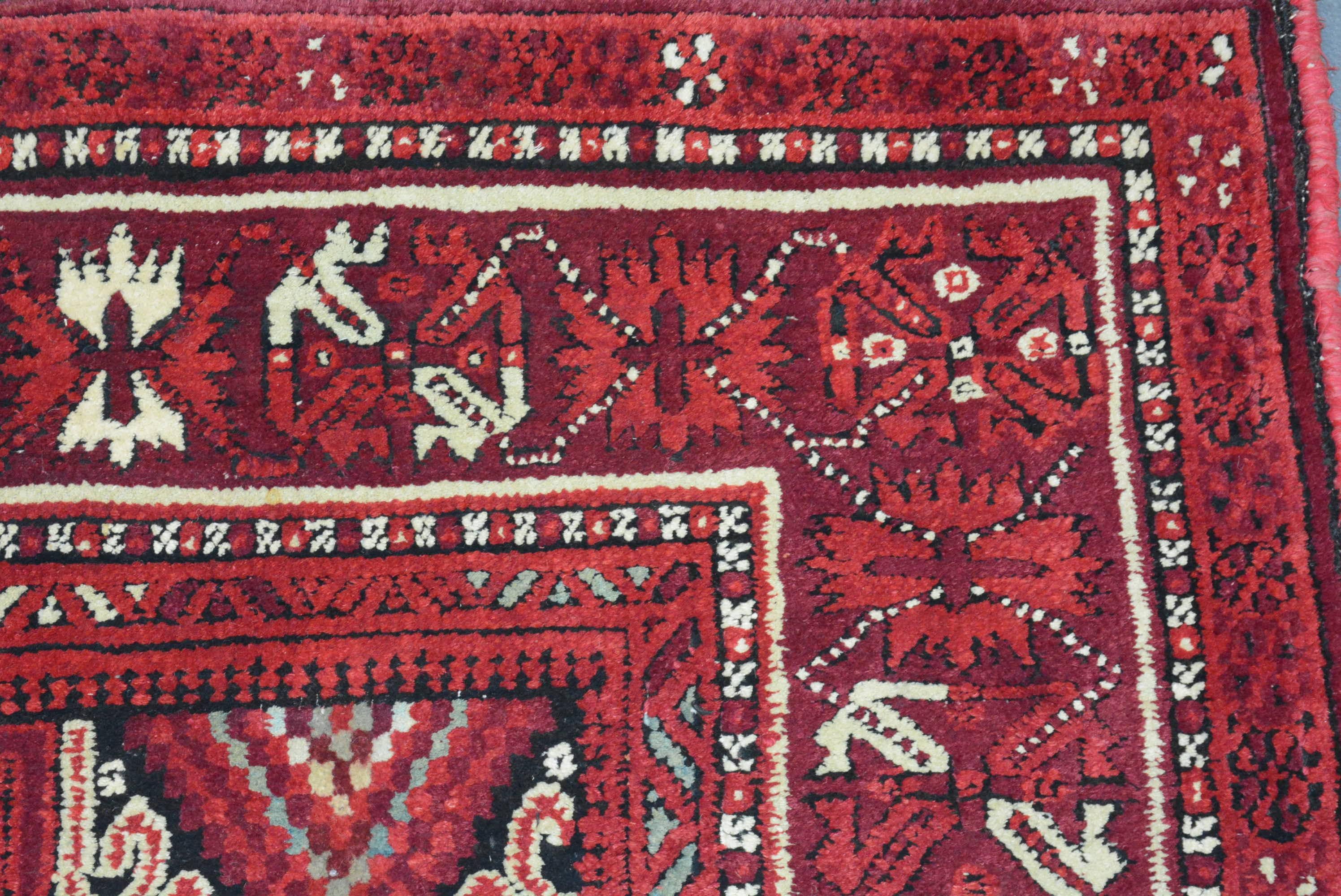 19th Century Antique Indian Agra Carpet For Sale