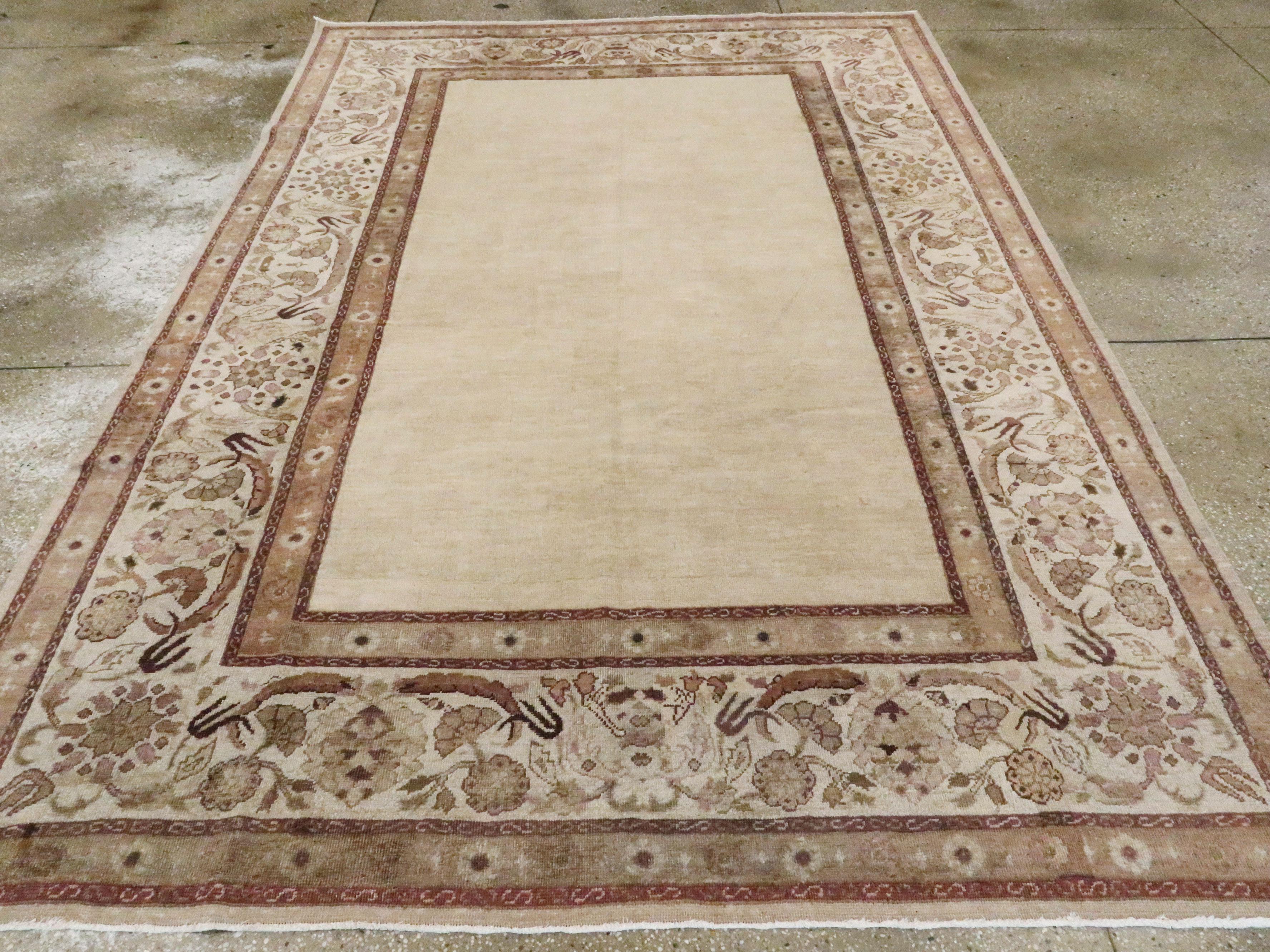 Antique Indian Agra Carpet In Good Condition In New York, NY
