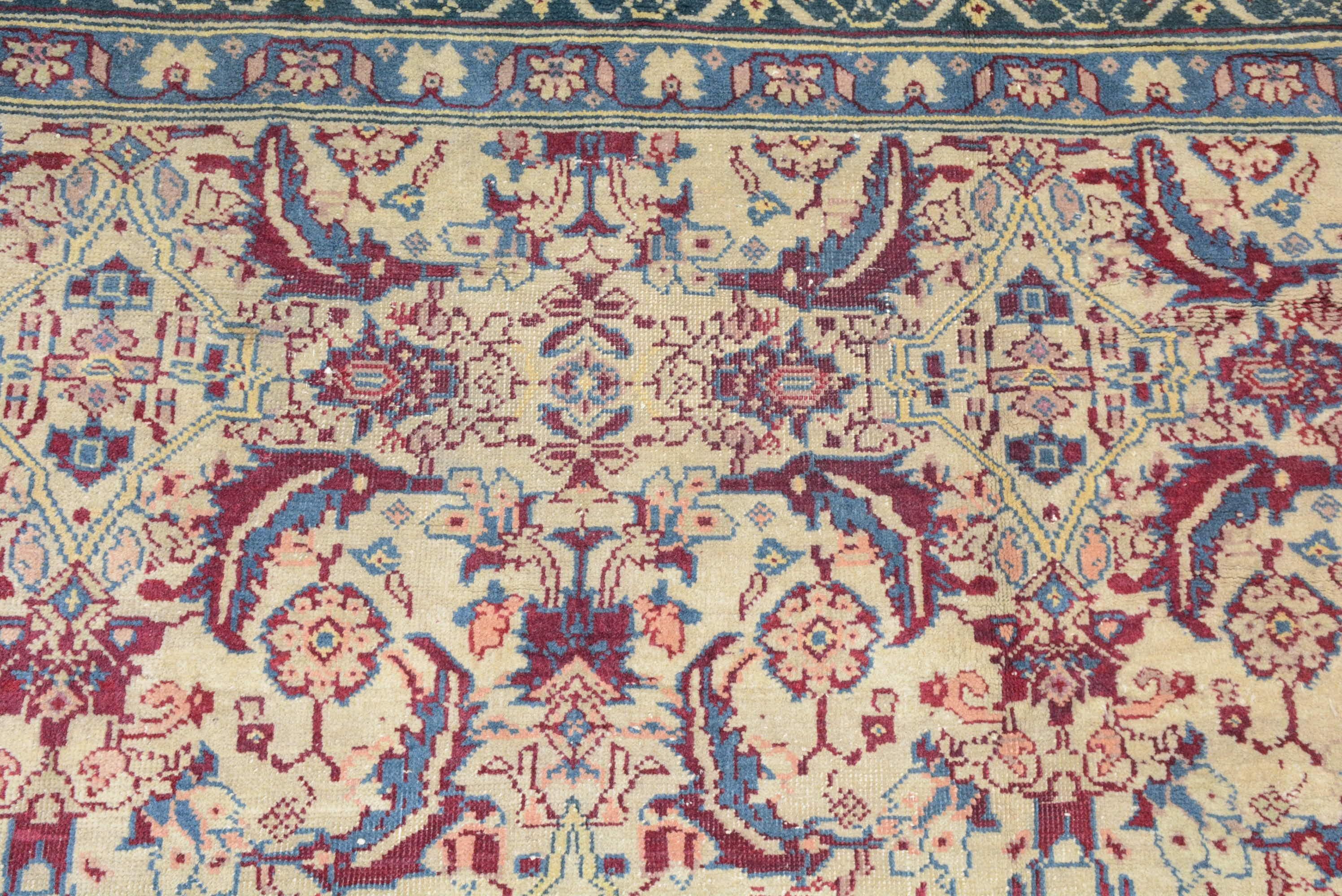 Antique Indian Agra Carpet For Sale 1