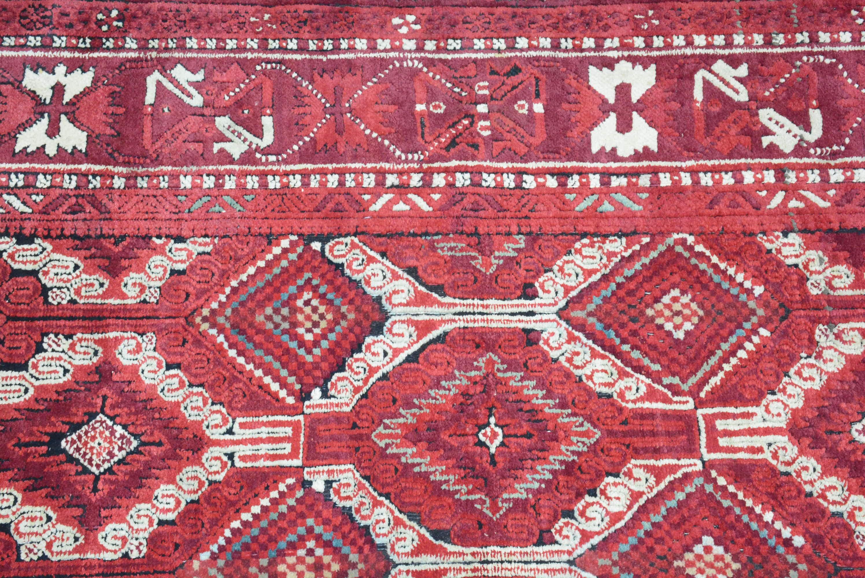Antique Indian Agra Carpet For Sale 2
