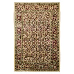 Antique Indian Agra Carpet