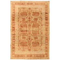 Antique Indian Agra Carpet. Size: 5 ft 10 in x 8 ft 7 in