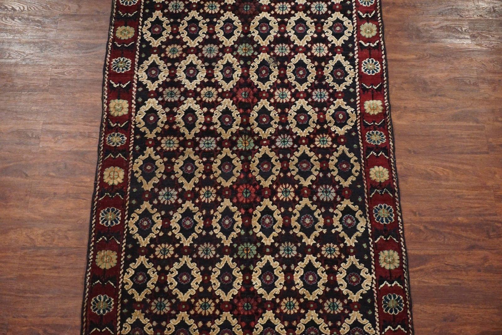 Hand-Knotted Antique Indian Agra, circa 1890 For Sale