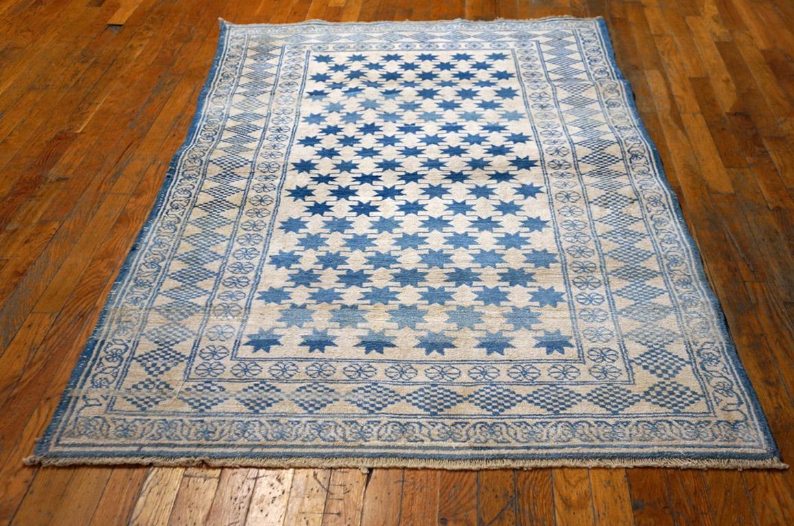 Antique Indian Agra cotton rug, measures: 3'10