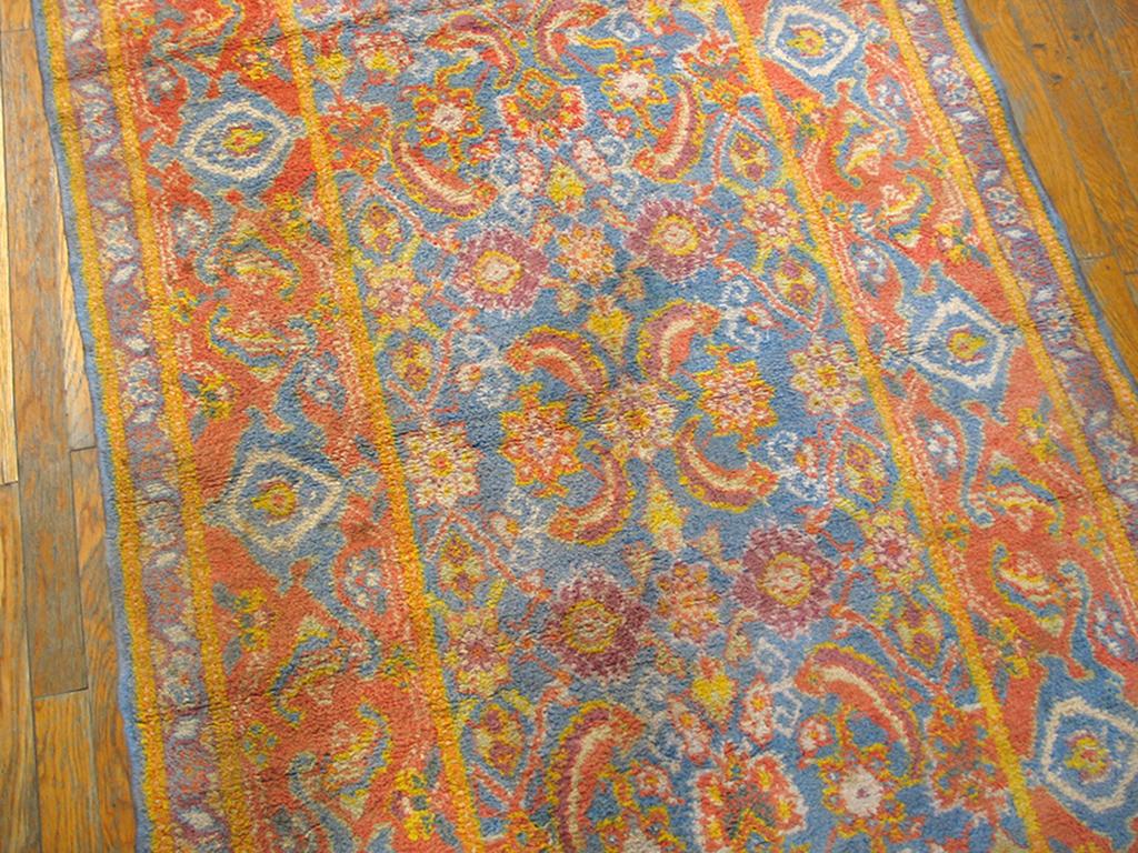 Antique Indian Agra, Cotton Rug In Good Condition For Sale In New York, NY