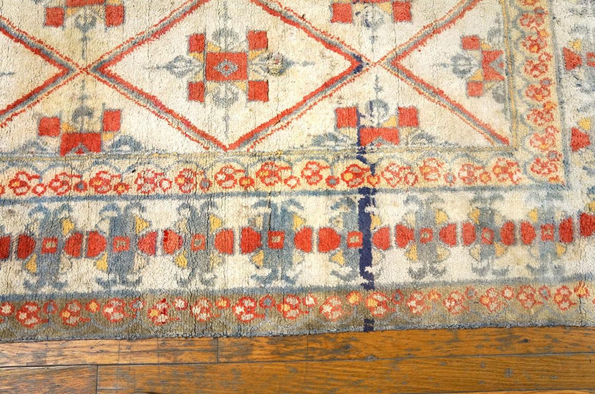 Antique Indian Agra Cotton Rug In Good Condition For Sale In New York, NY