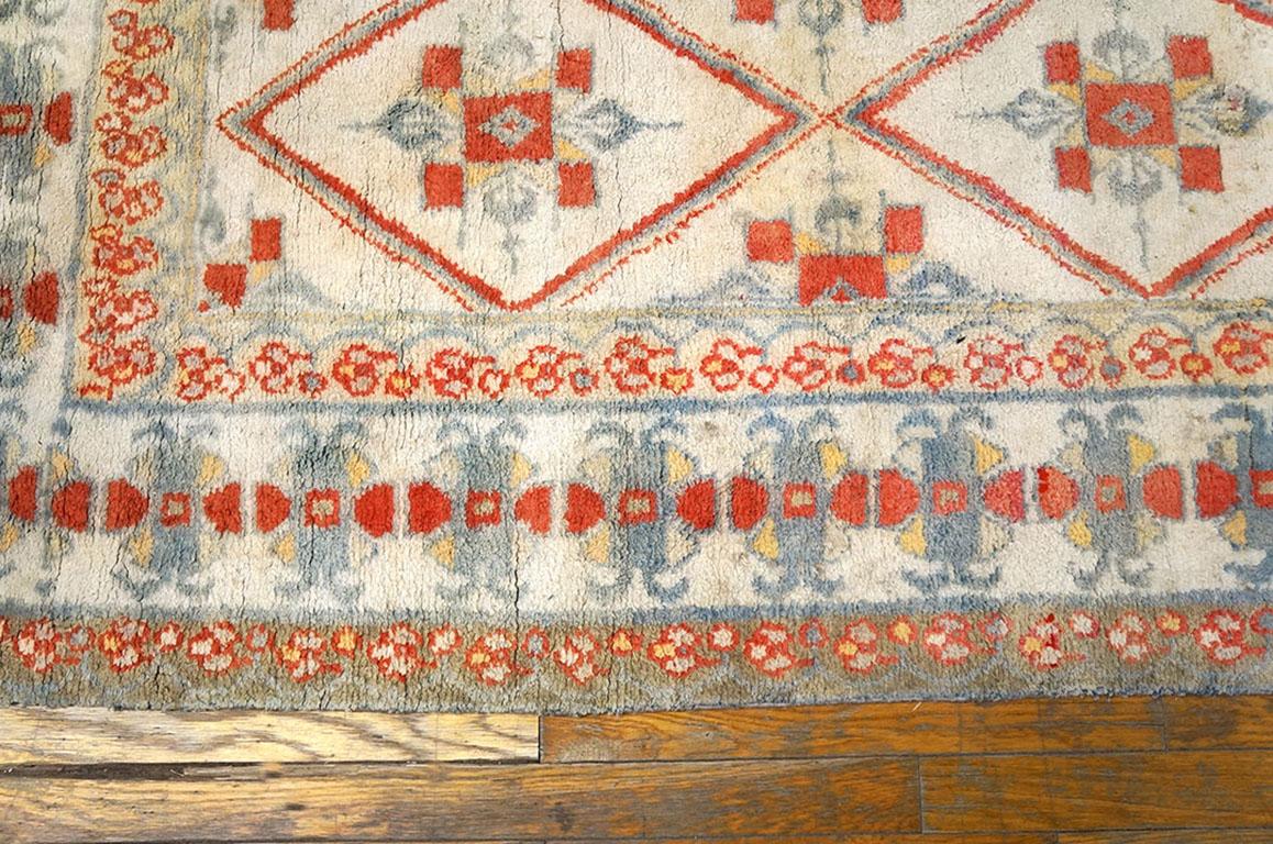 Early 20th Century Antique Indian Agra Cotton Rug For Sale