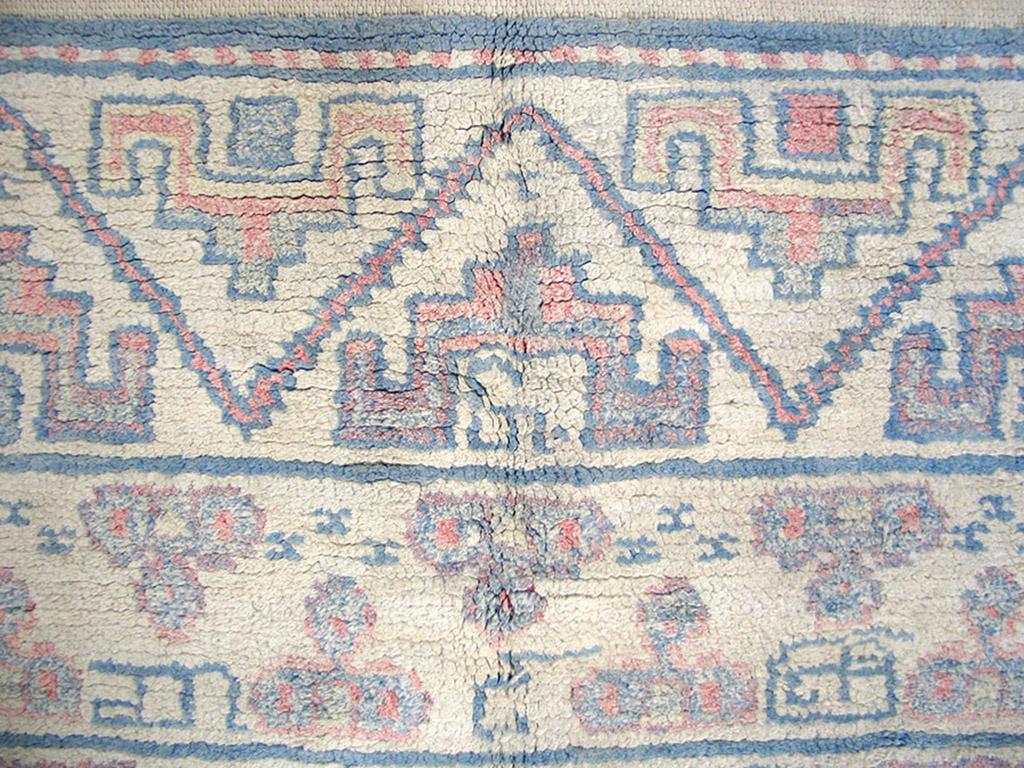 Early 20th Century Antique Indian Agra Cotton Rug For Sale