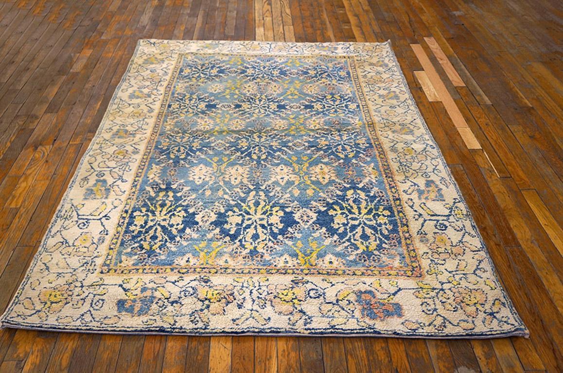 Antique Indian Agra cotton rug.