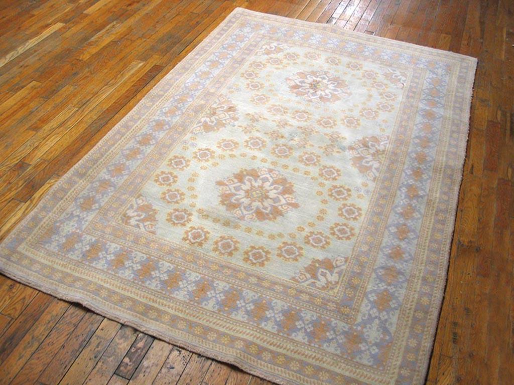 Antique Indian Agra, Cotton Rug In Good Condition For Sale In New York, NY