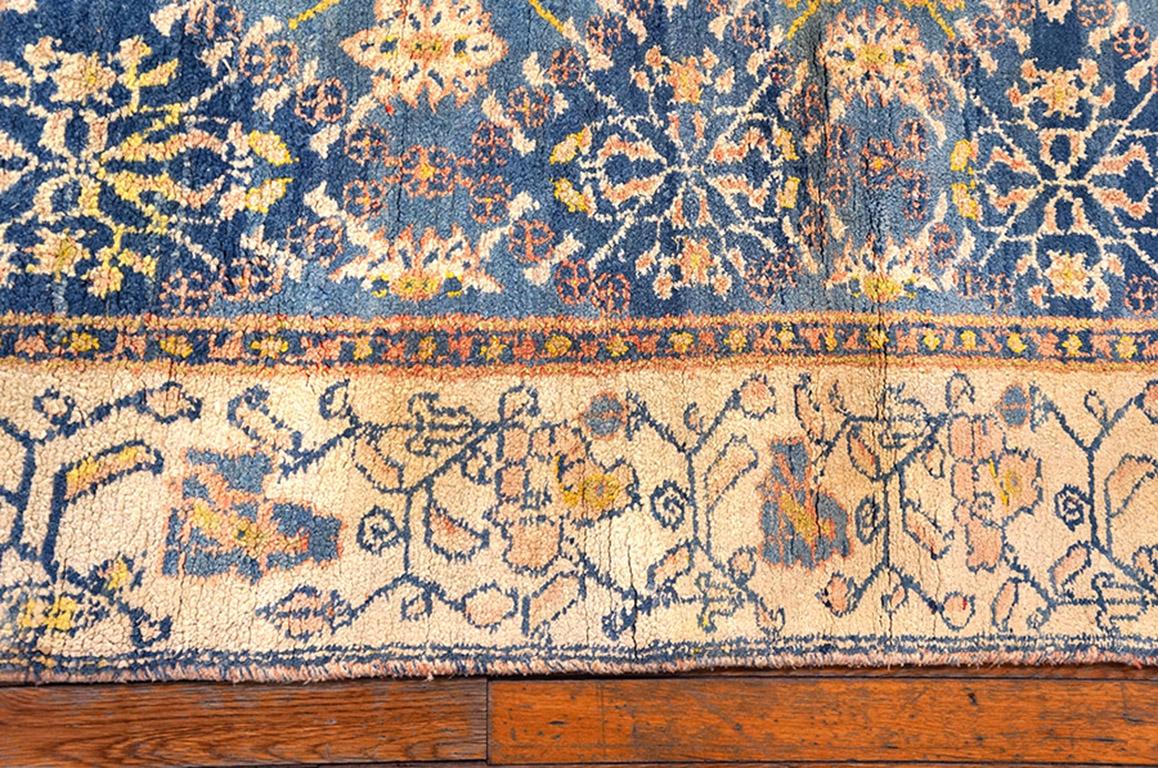 Inizio XX secolo Tappeto in cotone indiano Agra dei primi del Novecento ( 4' x 6'10