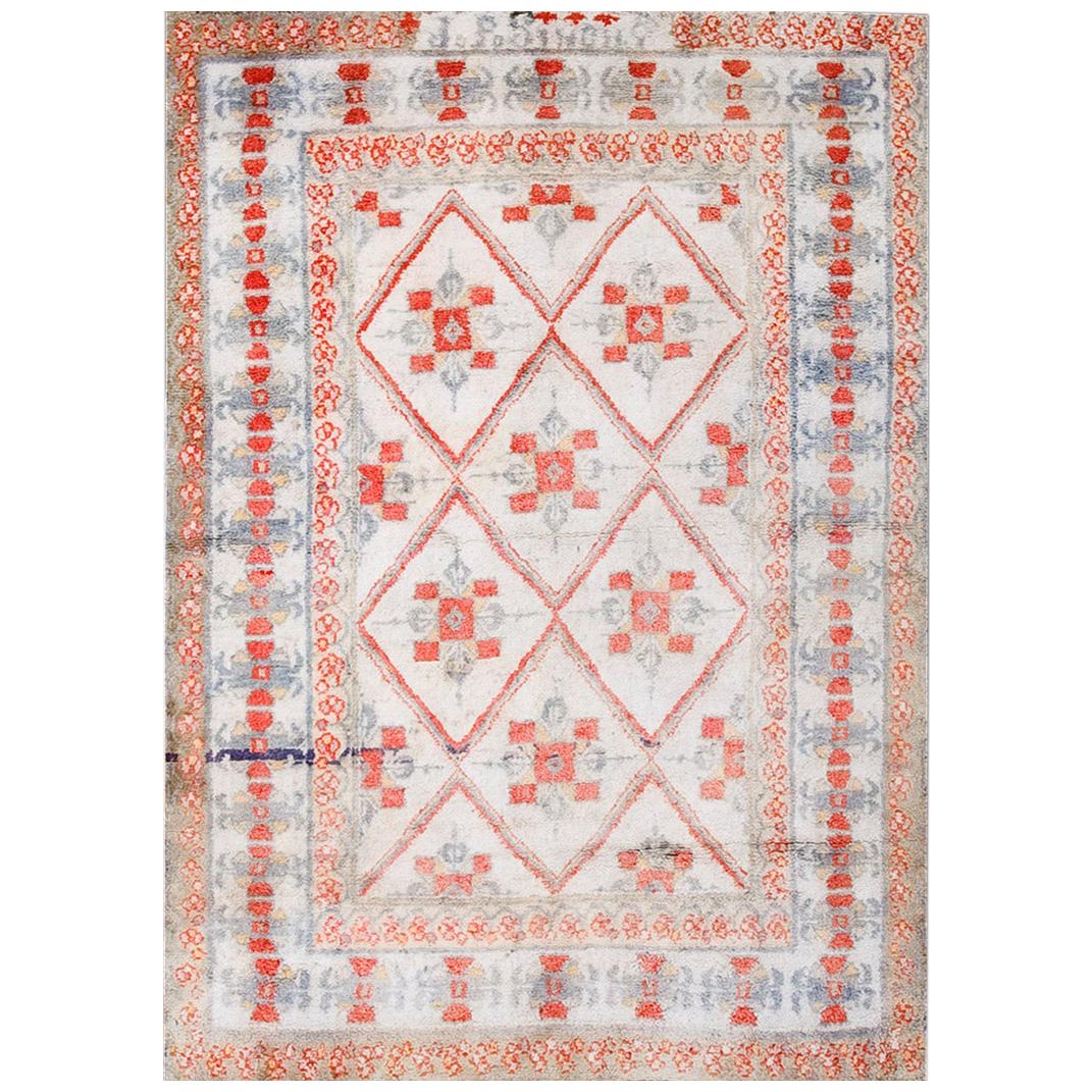 Antique Indian Agra Cotton Rug