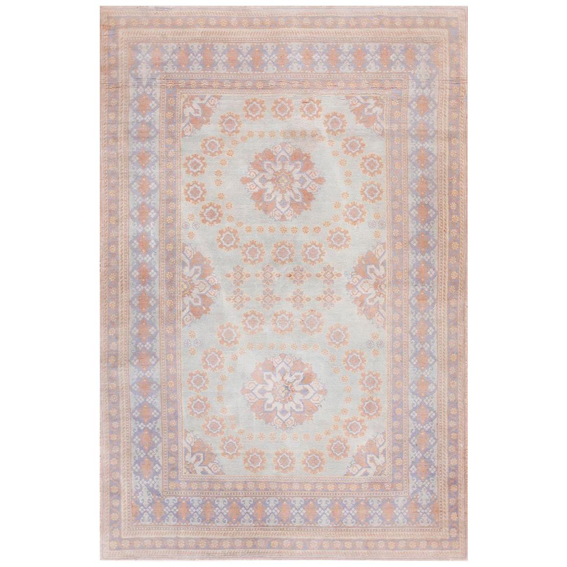 Antique Indian Agra, Cotton Rug For Sale