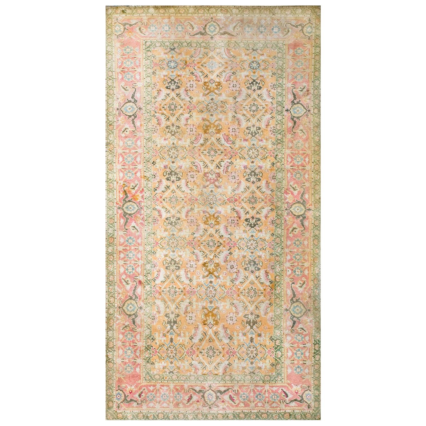 Early 20th Century N. Indian Agra Cotton Carpet ( 3' x 6' - 91 x 183 )