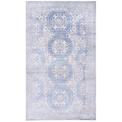 Early 20th Century N. Indian Agra Cotton Carpet ( 4' x 6'8" - 122 x 203 )