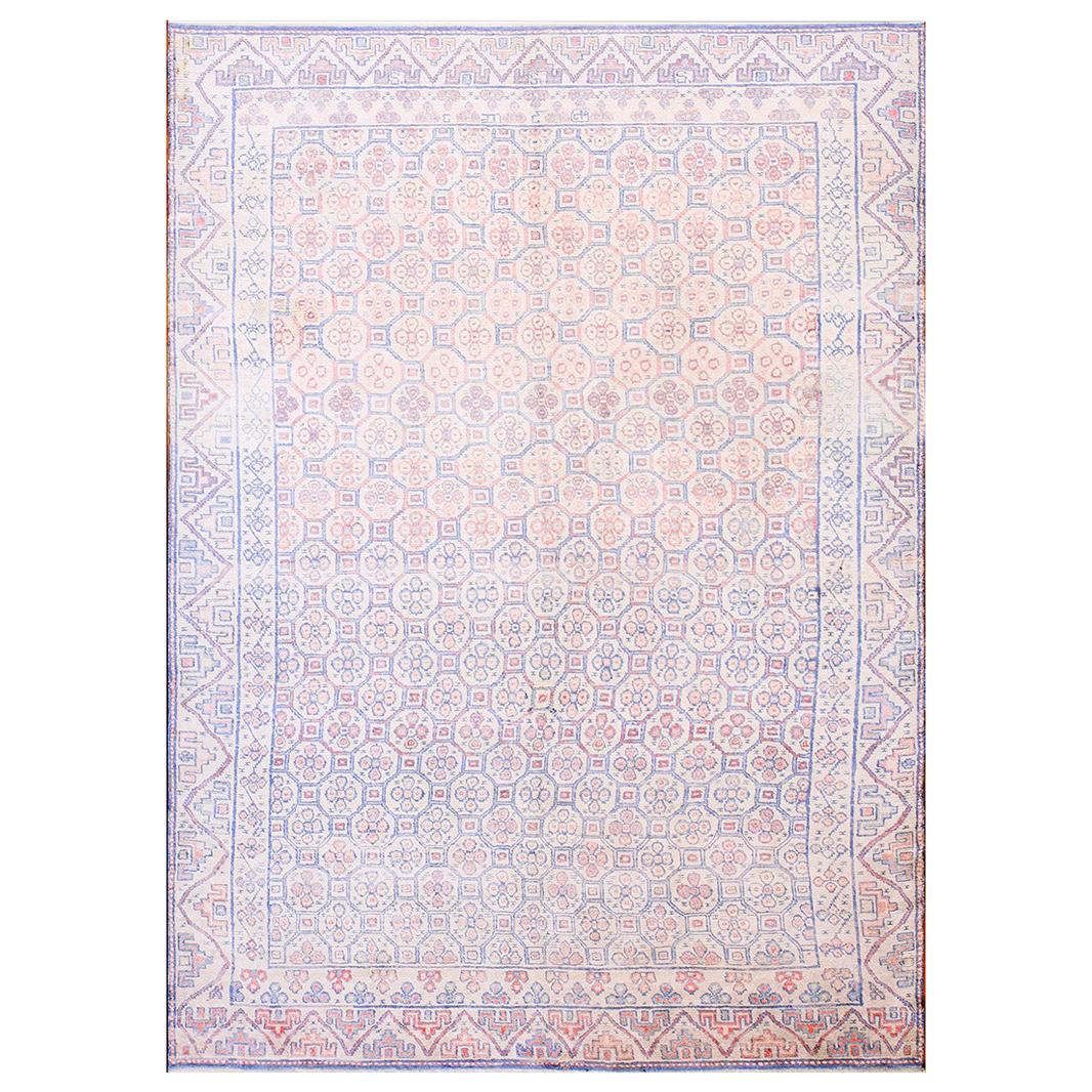 Antique Indian Agra Cotton Rug