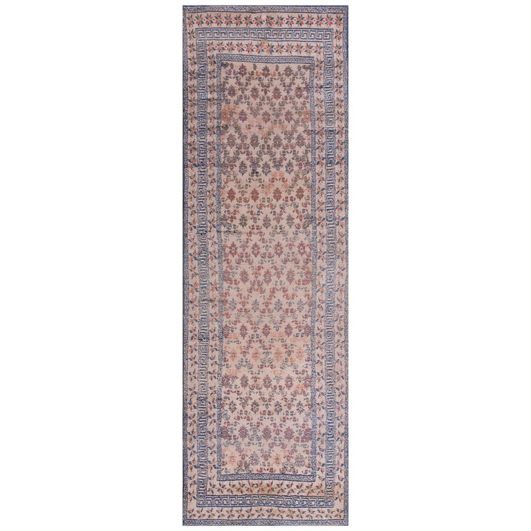 Antique Indian Agra Cotton Rug For Sale at 1stDibs
