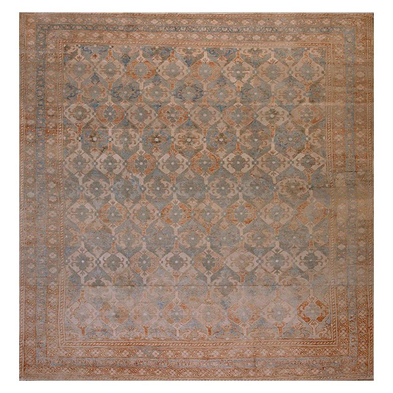 Antique Indian Agra, Cotton Rug For Sale