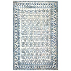 Vintage Indian Agra, Cotton Rug