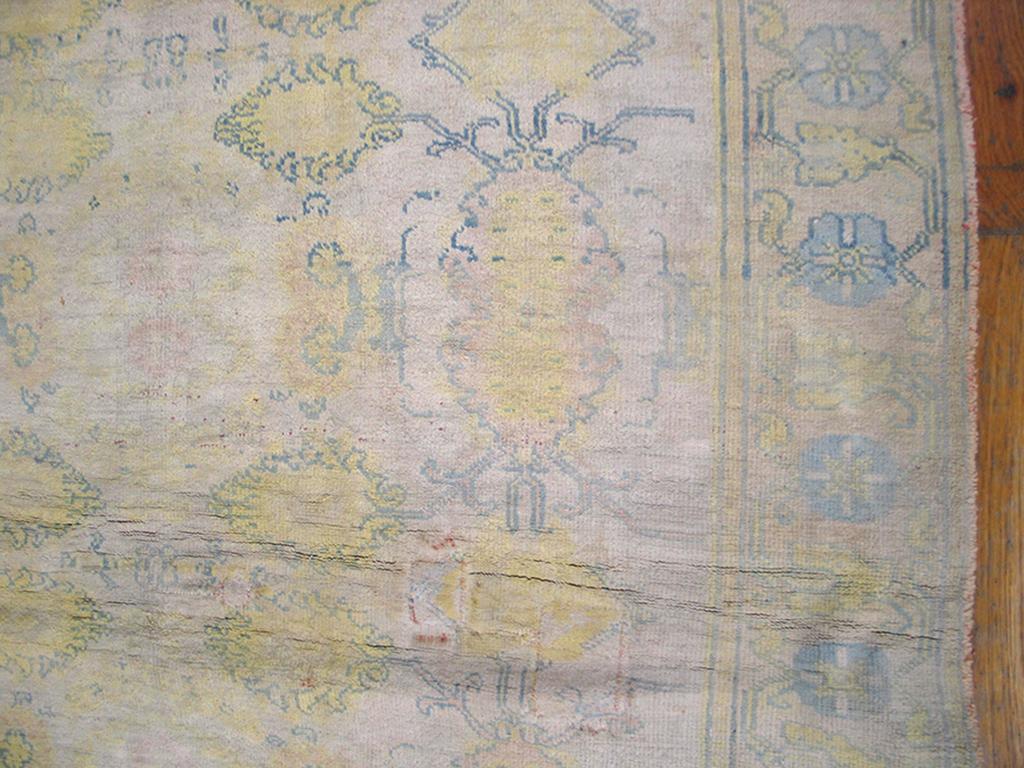 Hand-Knotted Antique Indian Agra, Cotton Rugs For Sale