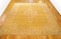 Tappeto orientale antico indiano Agra, dimensioni della stanza, W Medaglione e fiori