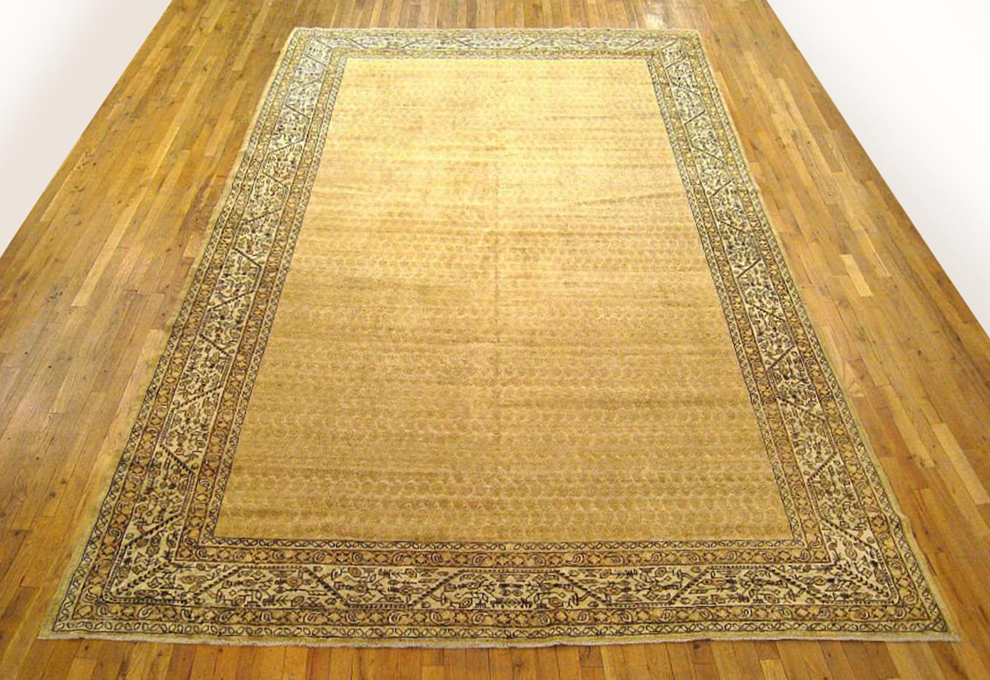 Antique Indian Agra Oriental Rug, size 12'9