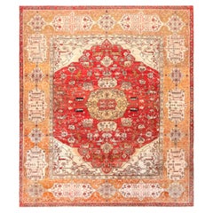 Antiker indischer Agra-Teppich. 10 ft 9 in x 12 ft 4 in